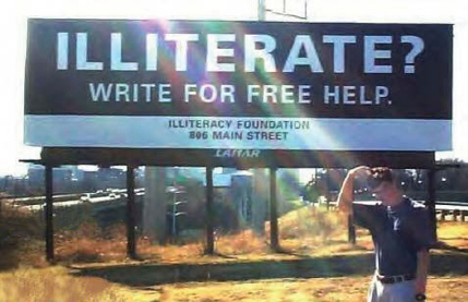 ILLITERATE